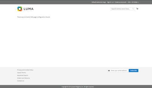 Magento 首页